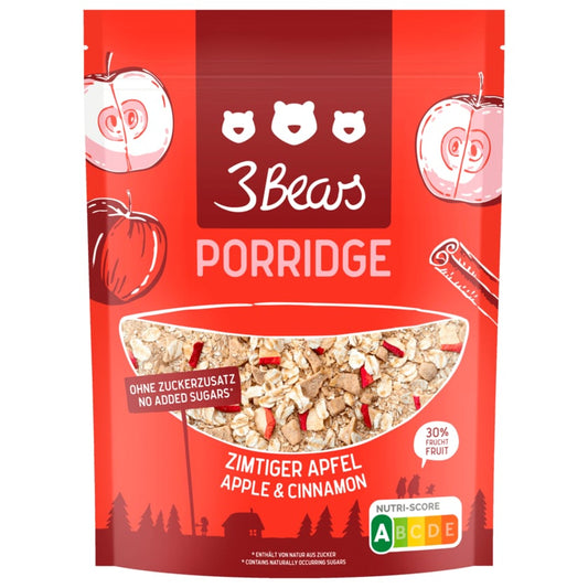 3Bears Porridge Zimtiger Apfel 400g