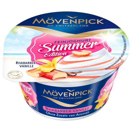 Mövenpick Feinjoghurt Rhabarber-Vanille 150g