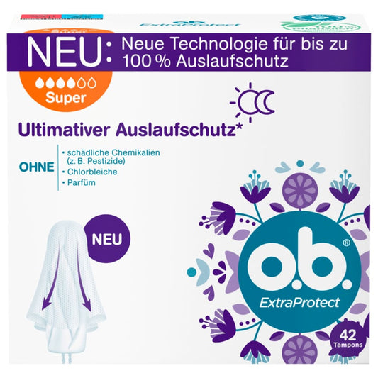 o.b. Tampons Flexia Tag+Nacht Super 42 Stück