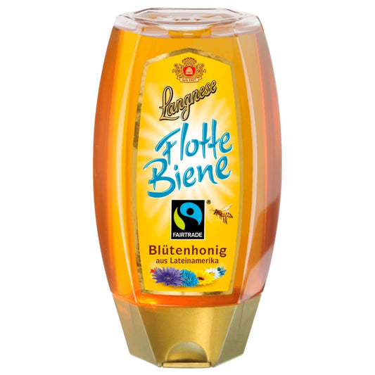 Langnese Flotte Biene Fairtrade Blütenhonig aus Lateinamerika 250g