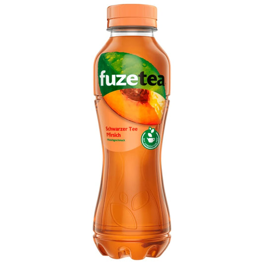 Fuze Tea Schwarzer Tee Pfirsich 0,4l (inkl. 0,25€ Pfand)