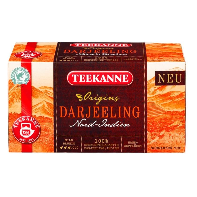 Teekanne Origins Darjeeling Nord-Indien 32g, 20 Beutel