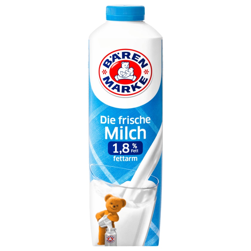 Bärenmarke Alpenfrische Milch 1,8% 1l