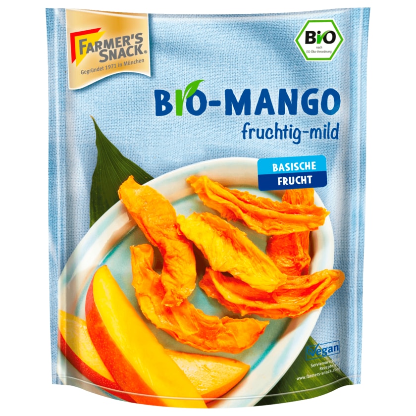 Farmer's Snack Bio Mango getrocknet 100g