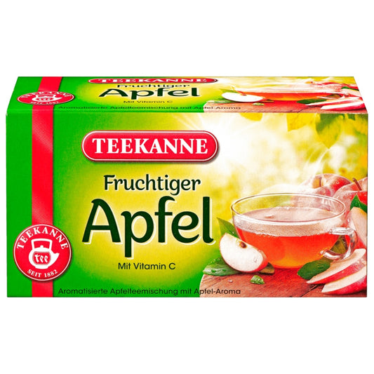 Teekanne Fruchtiger Apfel 60g, 20 Beutel