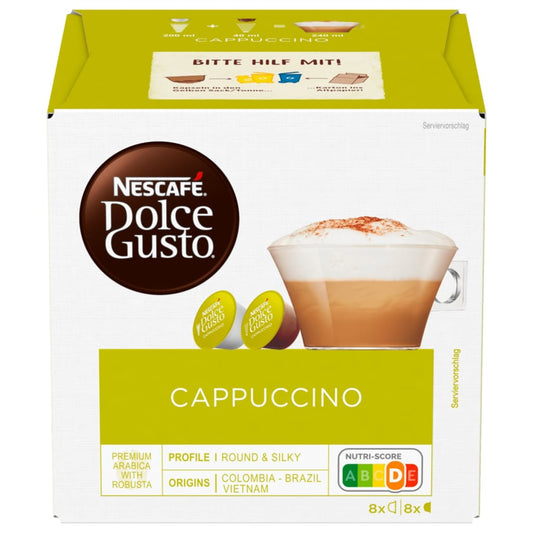 Nescafé Dolce Gusto Cappuccino 186g, 16 Kapseln