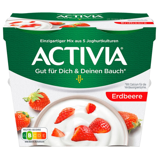 Danone Activia Erdbeere 4x115g