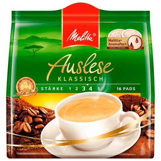 Melitta Auslese Klassisch Kaffeepads 16 Pads