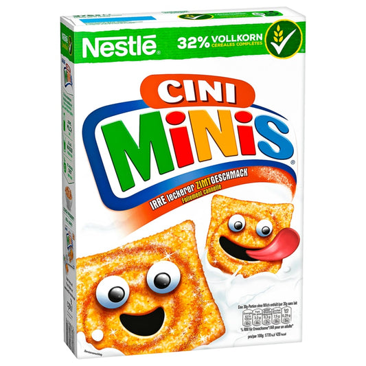 Nestlé Cini Minis Cerealien mit Zimtgeschmack und Vollkorn 375g