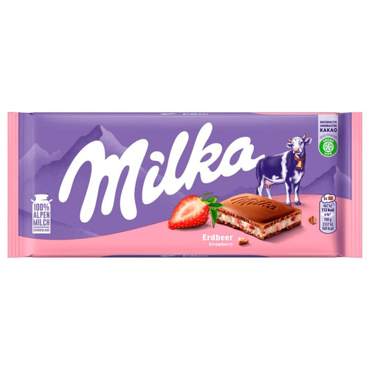 Milka Schokolade Erdbeer-Joghurt 100g