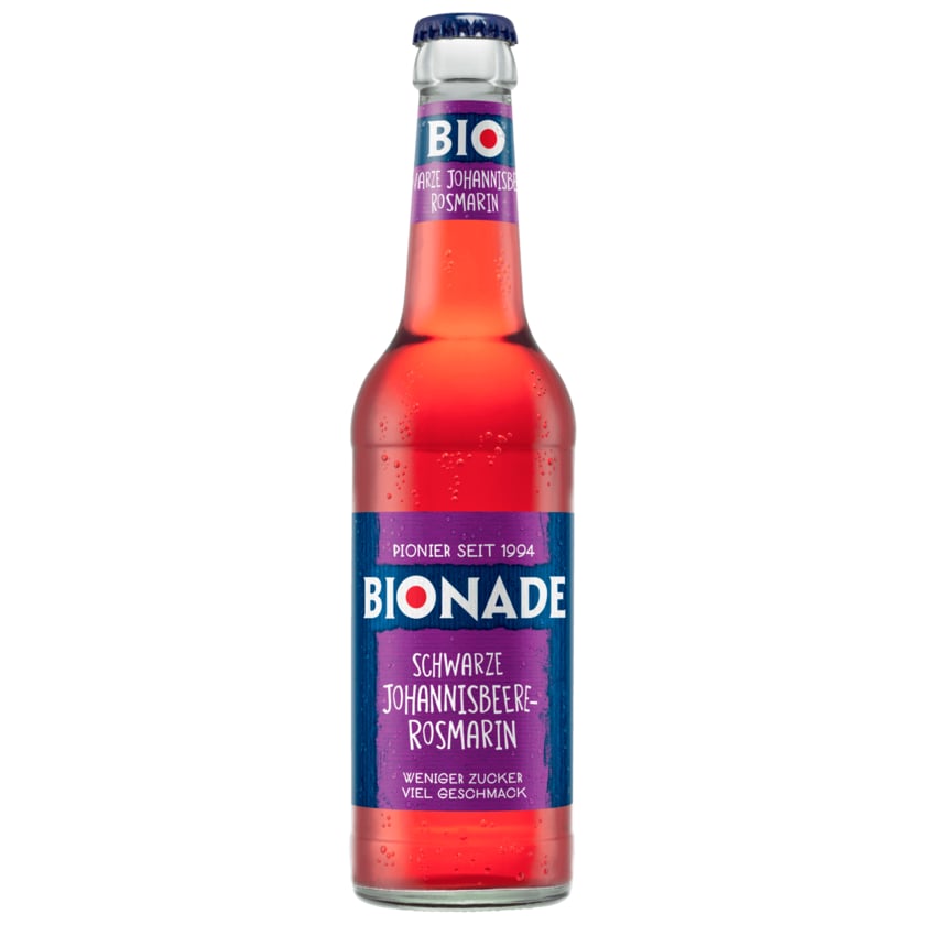 Bionade Bio Schwarze Johanisbeere-Rosmarin 0,33l