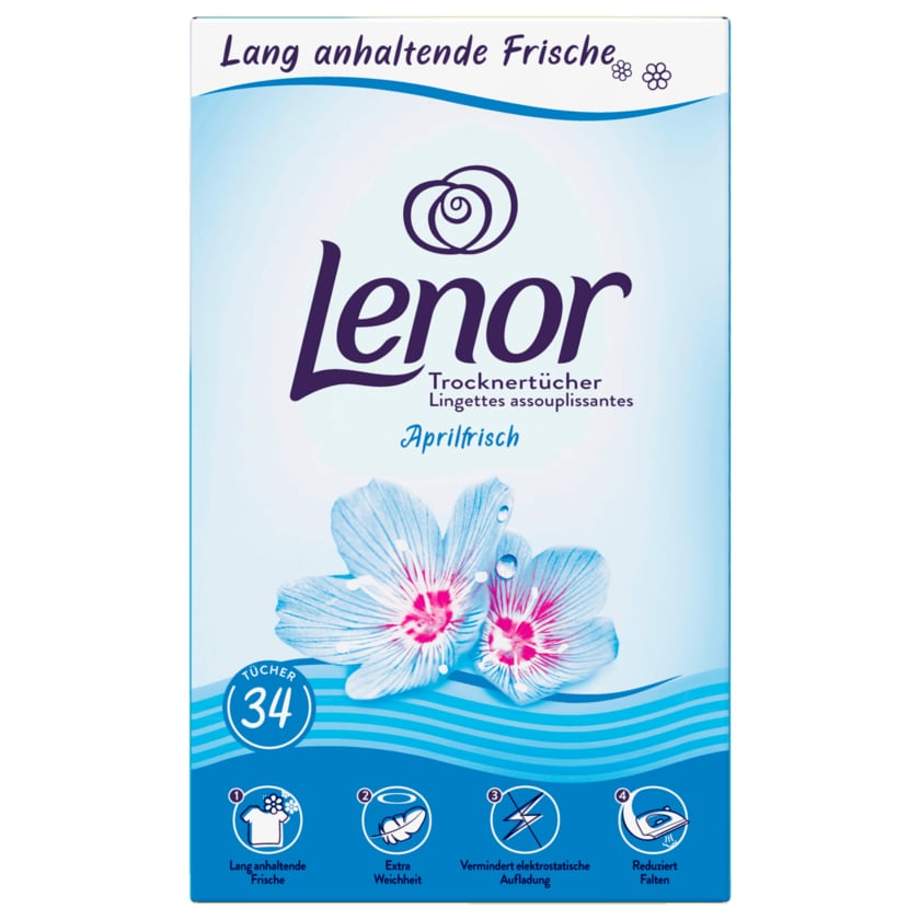 Lenor Trocknertücher Aprilfrisch 34 Stück