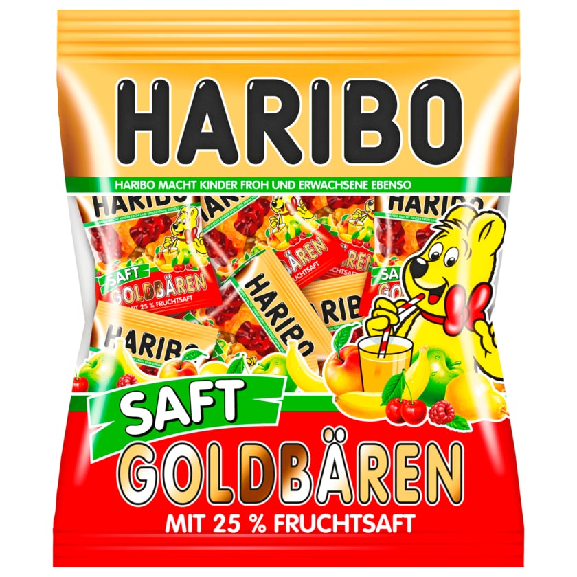 Haribo Fruchtgummi Saft-Goldbären Minis 220g