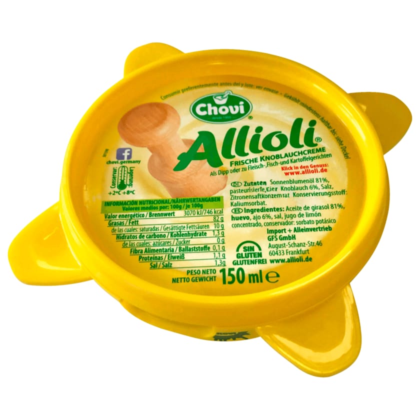 Chovi Allioli Knoblauchcreme 150ml