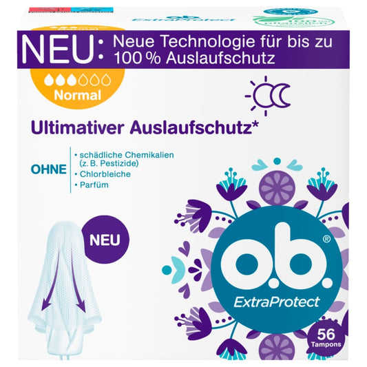 o.b. Tampons Flexia Tag+Nacht Normal 56 Stück