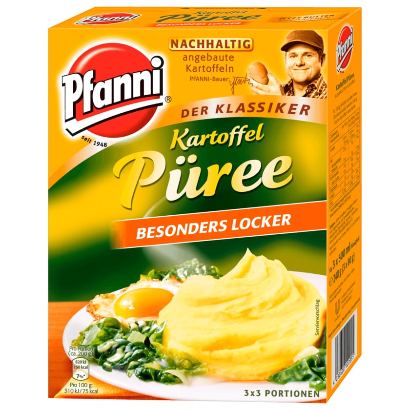 Pfanni Kartoffelpüree Das Lockere 3x3 Portionen