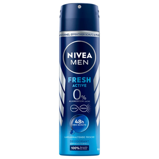 NIVEA Men Deospray Fresh Active Spray 72h ohne Aluminium 150ml