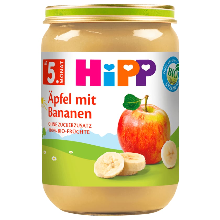 Hipp Bio Äpfel mit Bananen 190g