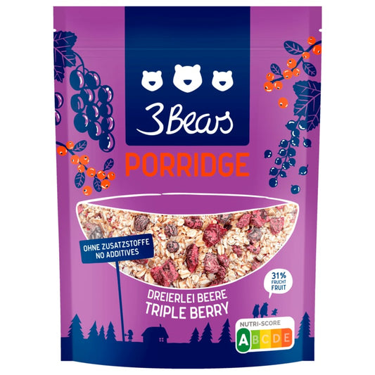 3Bears Porridge Dreierlei Beere 400g