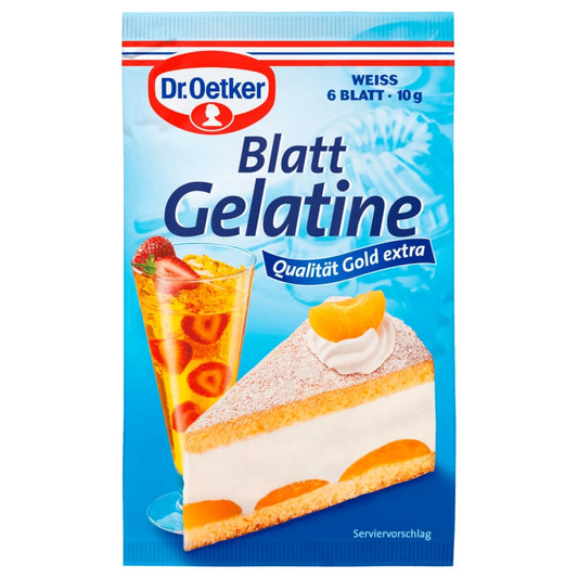 Dr. Oetker Blattgelatine weiß 6 Stück