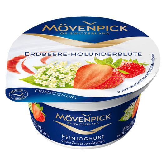 Moevenpick Feinjoghurt Erdbeere Holunder 150g