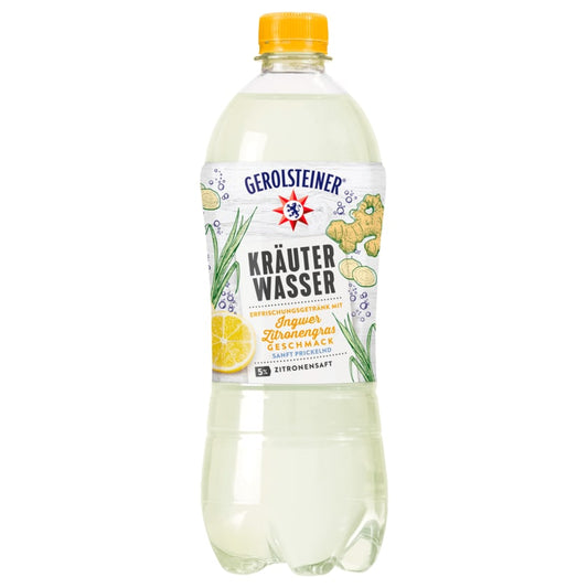 Gerolsteiner Kräuterwasser Ingwer-Zitronengras 0,75l (inkl. 0,25€ Pfand)