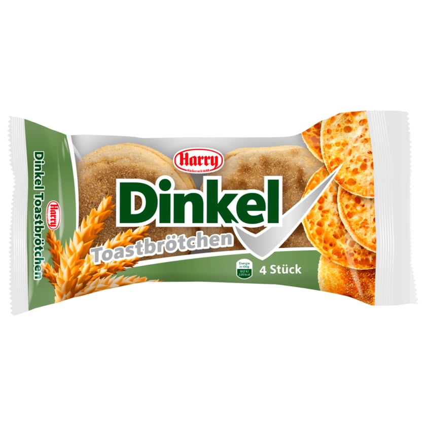 Harry Dinkel Toastbrötchen 4 Stück