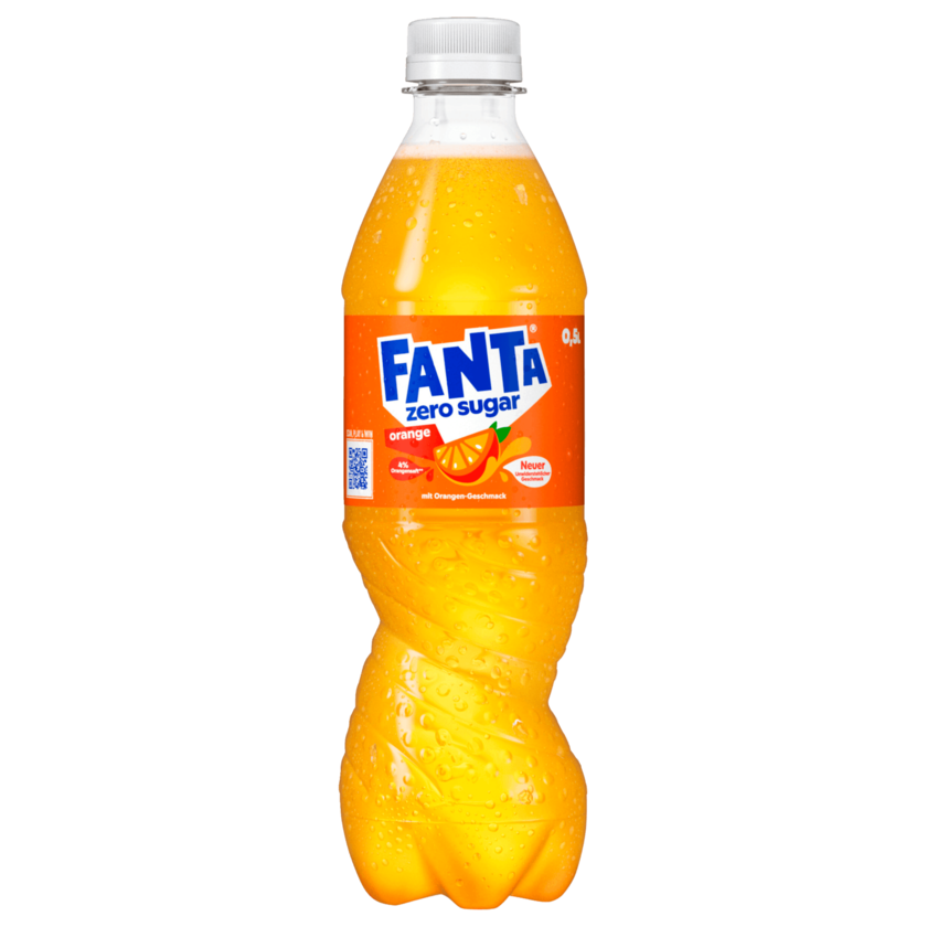 Fanta Orange Zero 0,5l (inkl. 0,25€ Pfand)