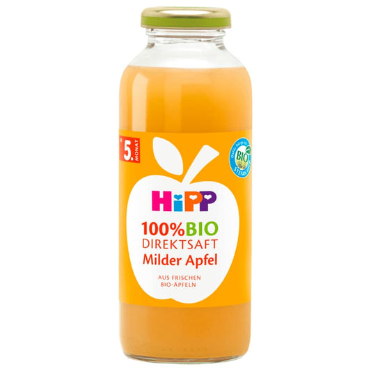 Hipp 100% Bio Direktsaft Milder Apfel nach dem 4. Monat 330g