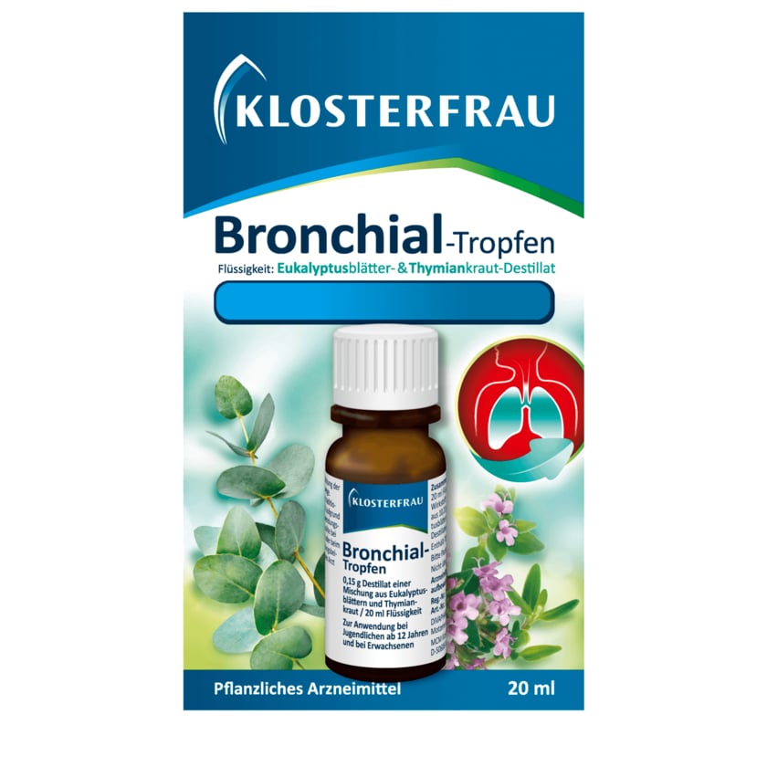 Klosterfrau Bronchial-Tropfen Eucalyptusblätter- &...