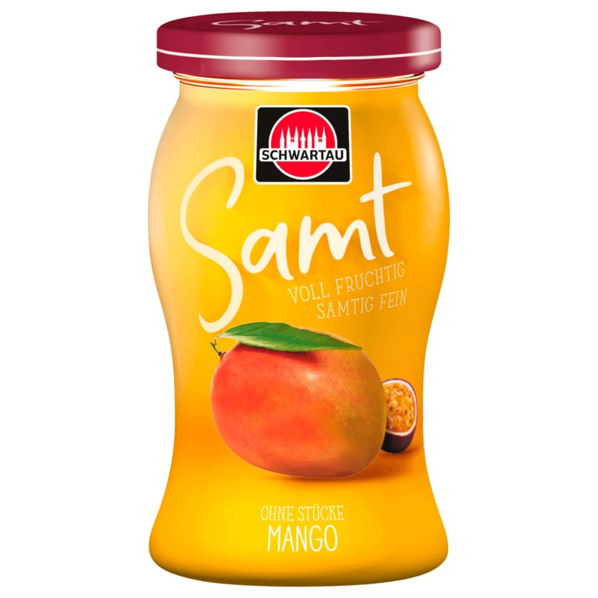 Schwartau Samt Mango Fruchtaufstrich ohne Stücke & ohne Kerne 270g