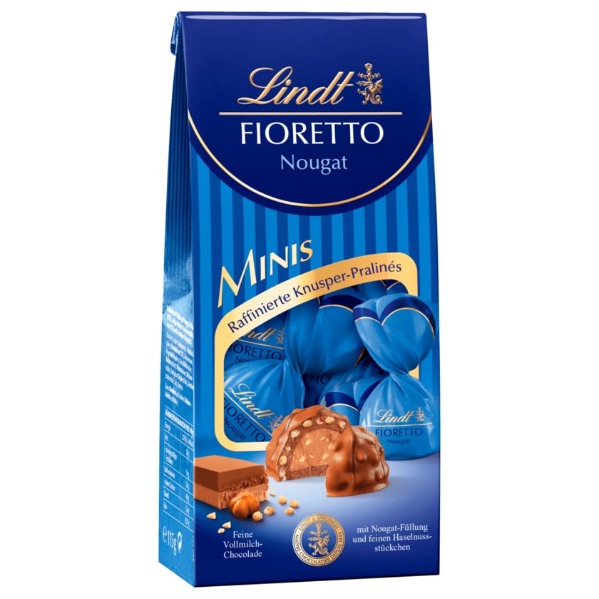 Lindt Fioretto Raffinierte Knusper Nougat-Pralinés 115g