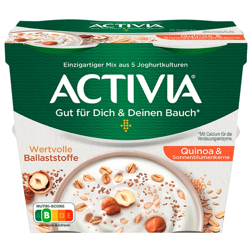 Danone Activia Quinoa und Sonnenblumenkerne 4x115g