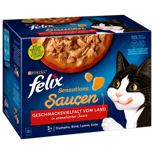 Purina felix Sensations Soße Geschmacksvielfa...