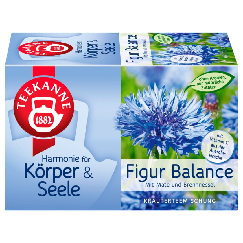 Teekanne Figur Balance mit Mate und Brennnessel 40g