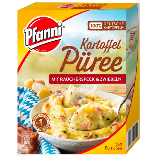 Pfanni Kartoffelpüree mit Räucherspeck & Zwiebeln 700g