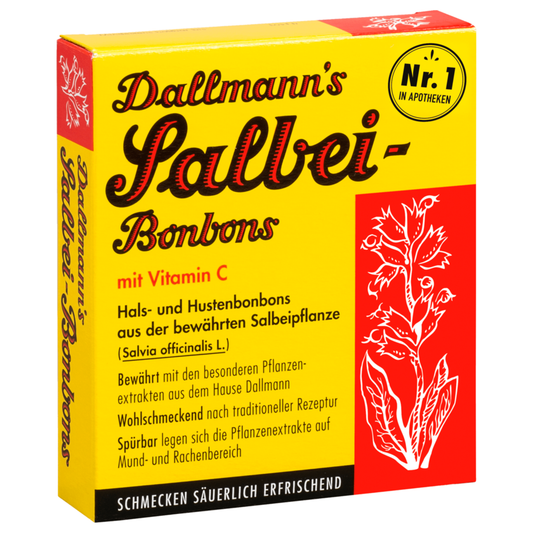 Dallmann's Salbeibonbons mit Vitamin C 20 Stück