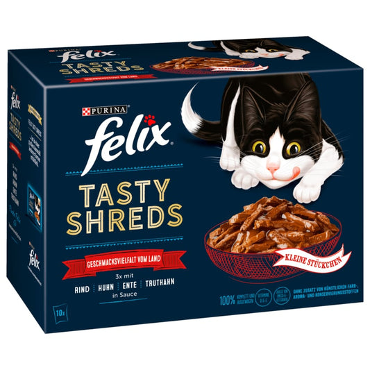 Purina Felix Tasty Shreds Geschmacksvielfalt vo...