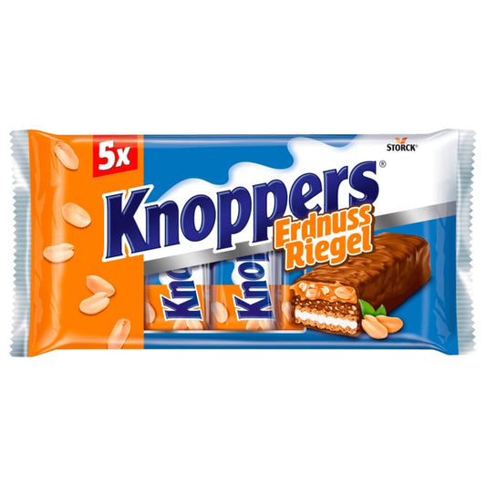 Knoppers Erdnuss Riegel 200g, 5 Stück