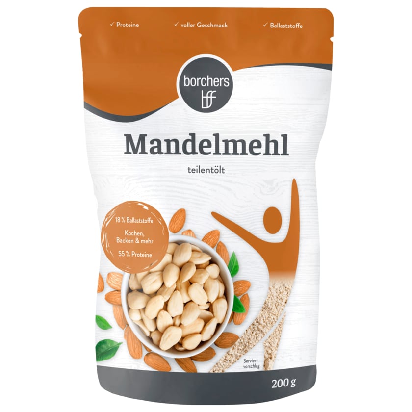 Borchers Mandelmehl teilentölt 200g