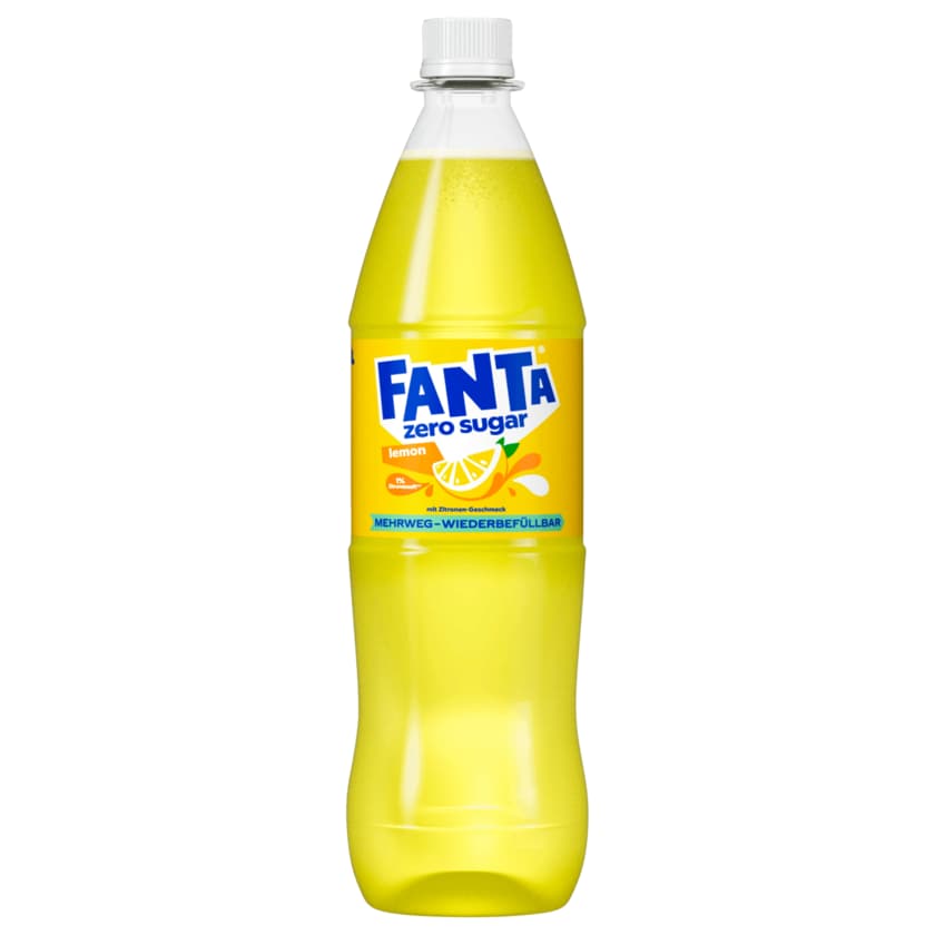 Fanta Lemon Ohne Zucker 1L (inkl. 0,25€ Pfand)