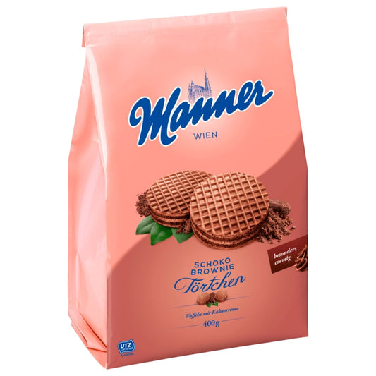 Manner Waffeln Schoko Brownie Törtchen 400g