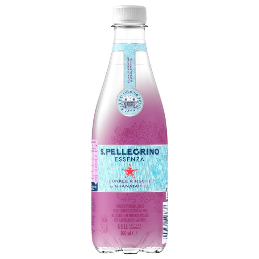 San Pellegrino Essenza Dunkle Kirsche & Granatapfel 0,5l