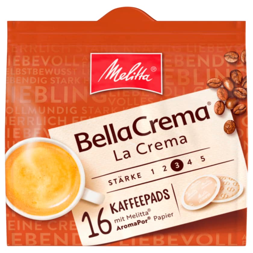 Melitta BellaCrema La Crema Kaffeepads 16 Pads