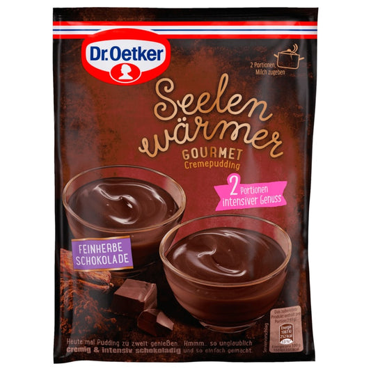 Dr. Oetker Seelenwärmer Gourmet Pudding Schokolade Feinherb 87g