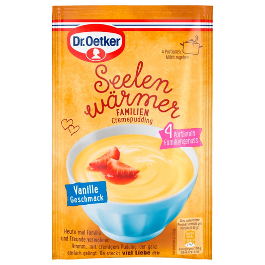 Dr. Oetker Seelenwärmer Familien Pudding Vanille-Geschmack 75g