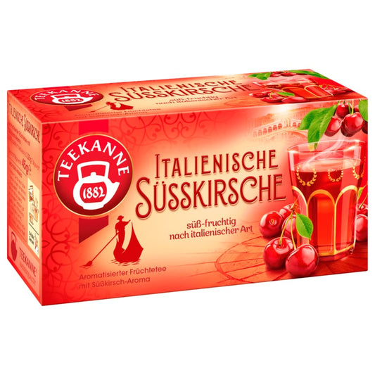 Teekanne Italienische Süsskirsche 45g, 20 Beutel