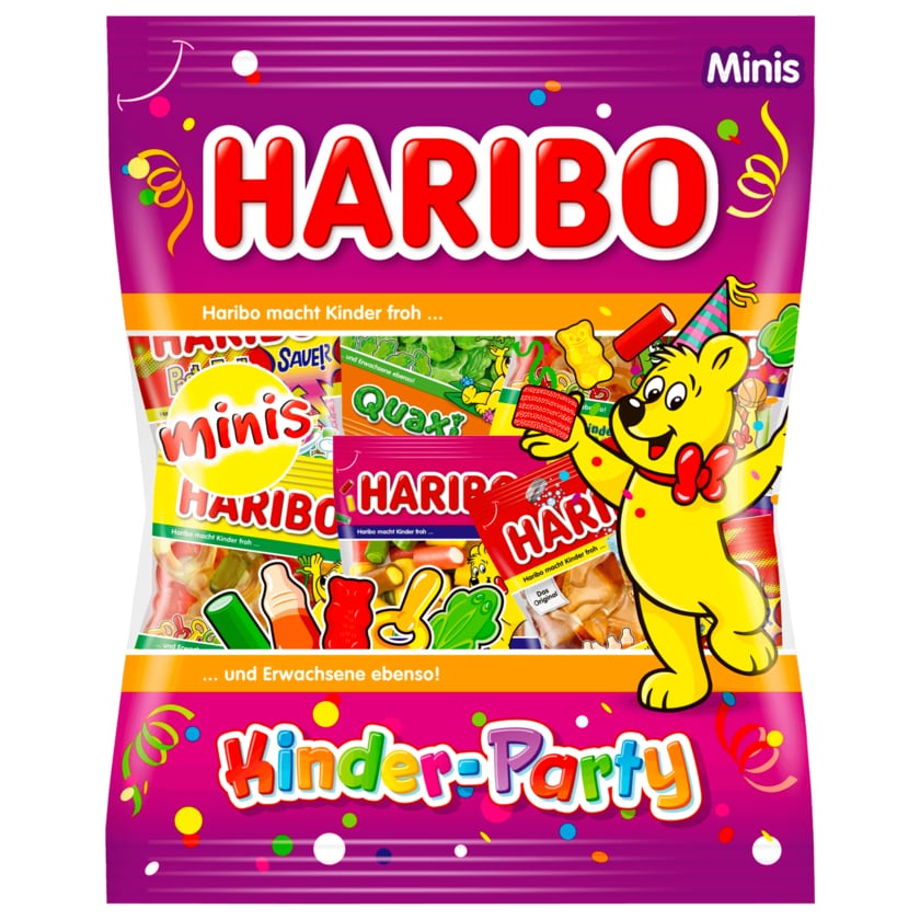 Haribo Fruchtgummi Minis Kinder-Party 250g