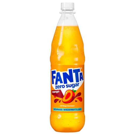 Fanta Mango ohne Zucker 1l (inkl. 0,25€ Pfand)