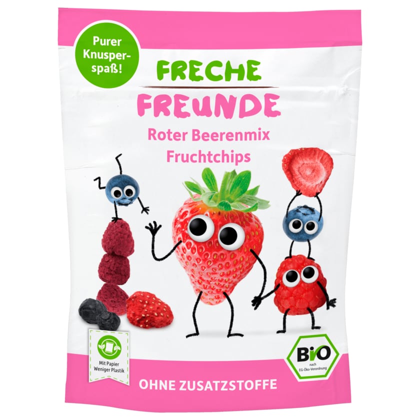 Freche Freunde Bio Roter Beerenmix Fruchtchips 10g